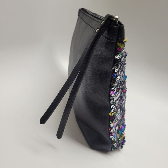 New Victoria's Secret Reversible Sequins Clutch Bag - Picture 5 of 11